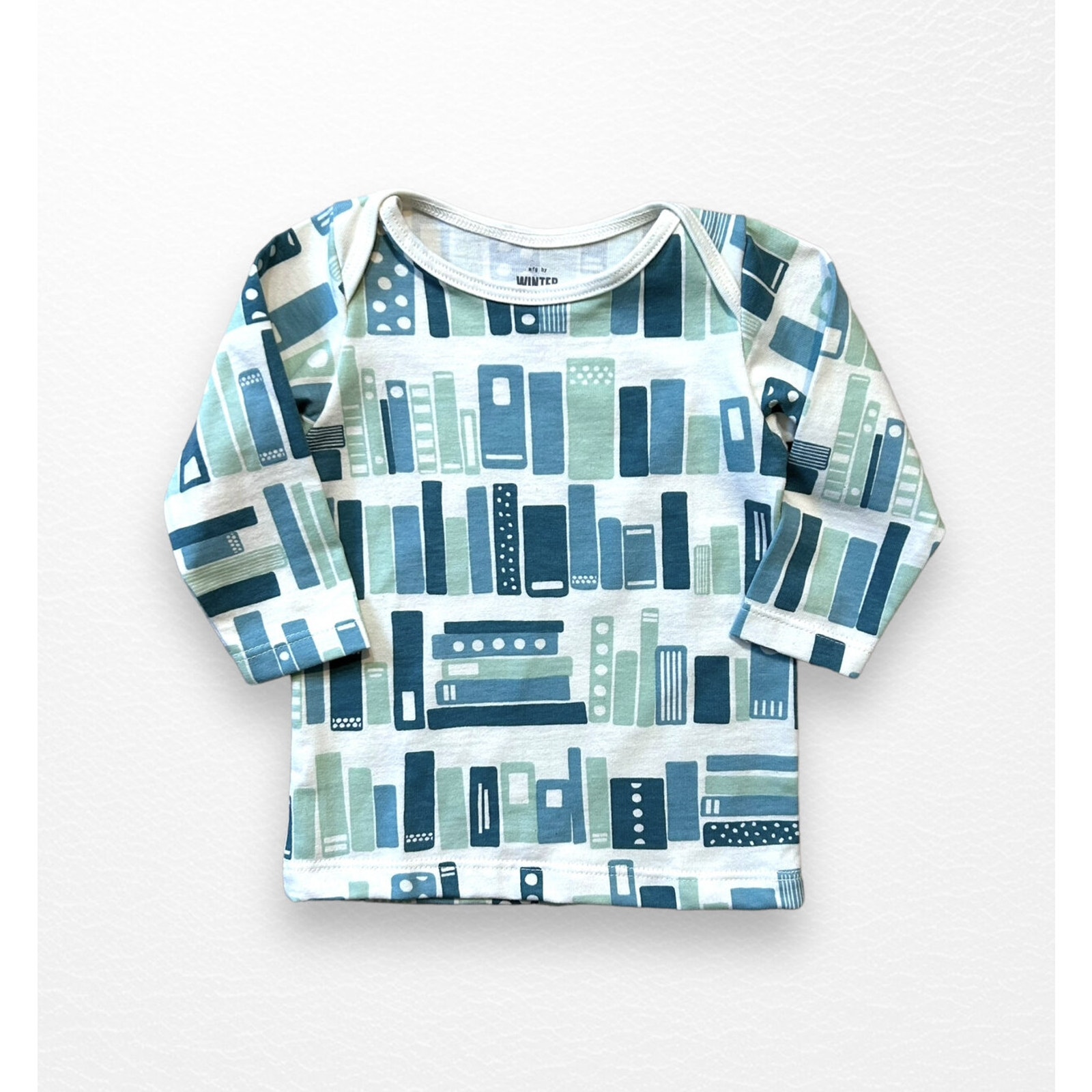 New Winter Water Factory Organic Bookshelf Tee, 3 Months — image 4 of 4